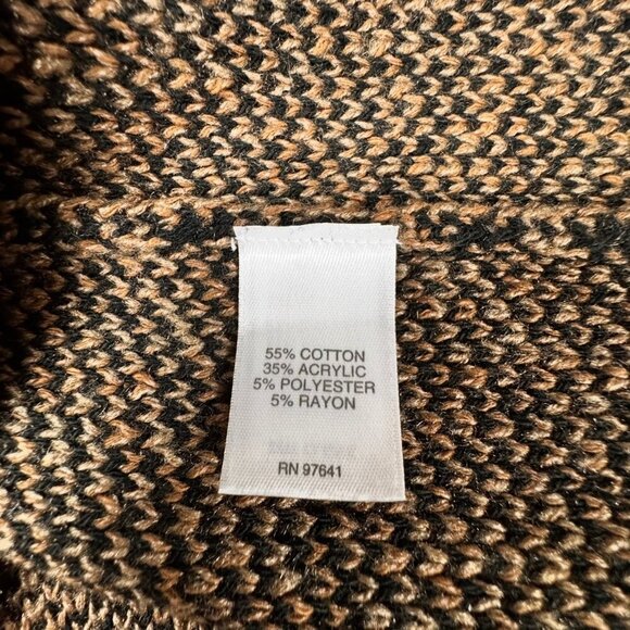 NWOT J.Jill Haley Topper Coat Cardigan Sz.M Brown Textured Knit Duster Fall - Picture 12 of 14